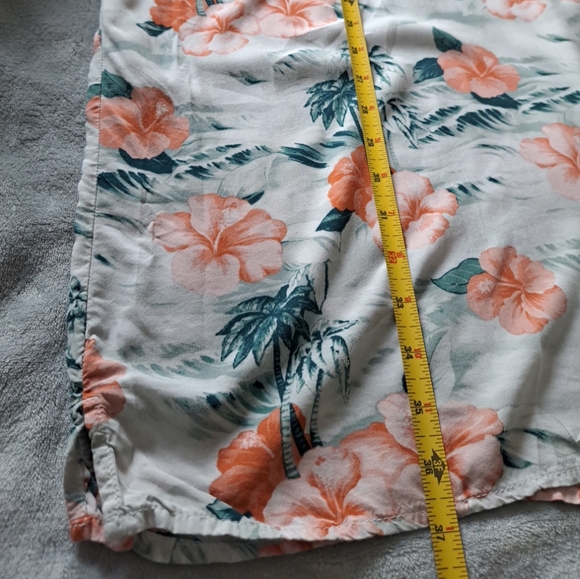 Goodfellow Mens Floral Hawaiian Shirt Button Up Multicolor Tropical 3XL Tall - Picture 8 of 12